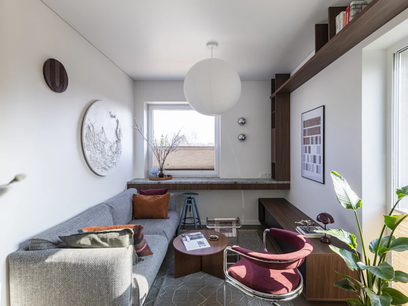 Séjour moderne et épuré